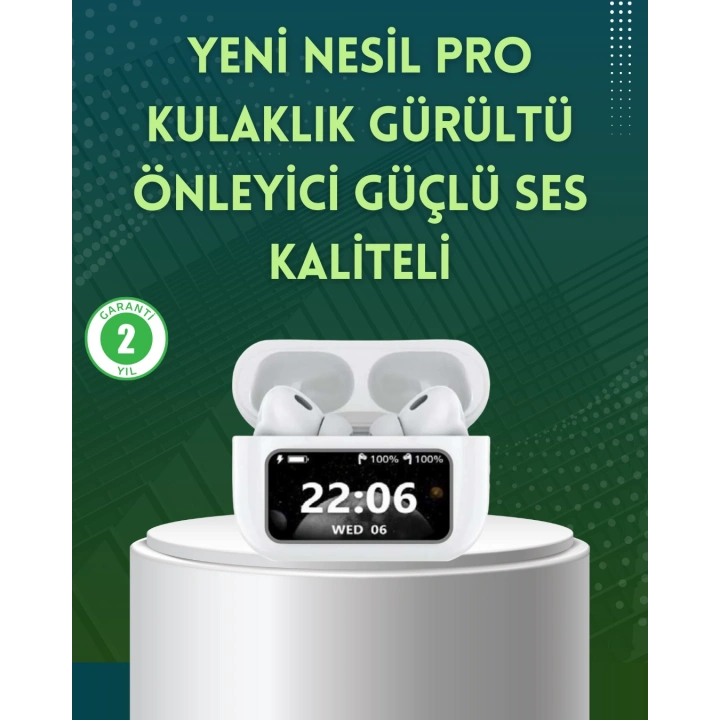 BFS Yüksek Bass ve Güçlü Ses Özellikli Akıllı Bluetooth Kulaklık Dokunmatik Kontrol