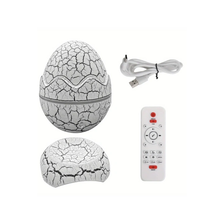 BFS Yumurta Görünümlü Masa ve Gece Lambası Renk Değiştirebilen Projektör