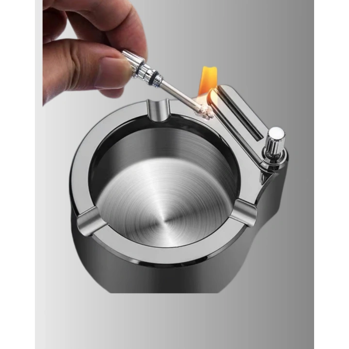 BFS Yuvarlak Çakmaklı Küllük Dayanıklı Metal Yapı