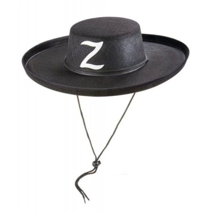 BFS   Z Logolu Çocuk Boy Bağcıklı Zorro Şapkası