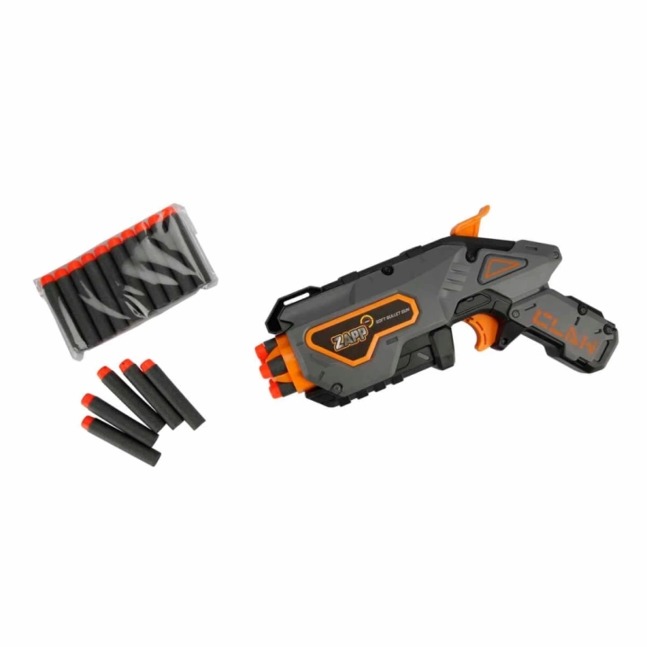 BFS  Zapp Toys 20 Mermili Sünger Dart Atan Silah 28 cm