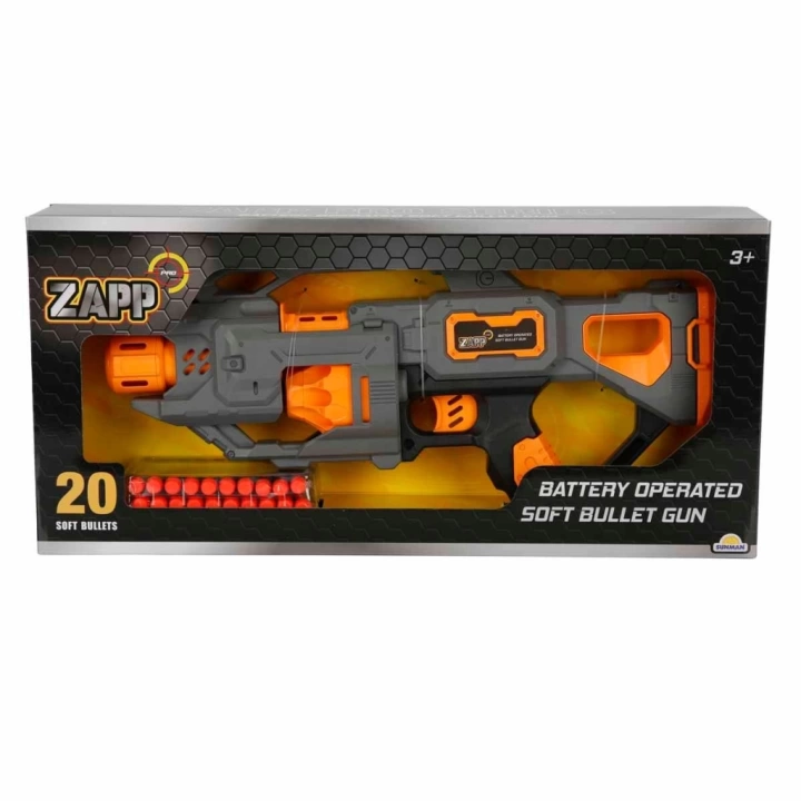 BFS  Zapp Toys 20 Mermili Sünger Dart Atan Silah 45 cm