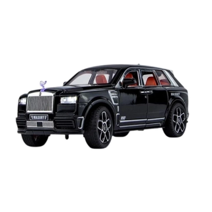 BFS  ZHD-B2408 -Vardem Çek Bırak Işıklı ve Sesli Kapıları Açılan MRS Polis Araba 1:24
