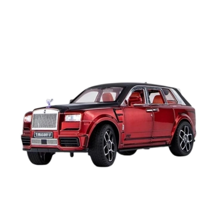 BFS  ZHD-B2408 -Vardem Çek Bırak Işıklı ve Sesli Kapıları Açılan MRS Polis Araba 1:24