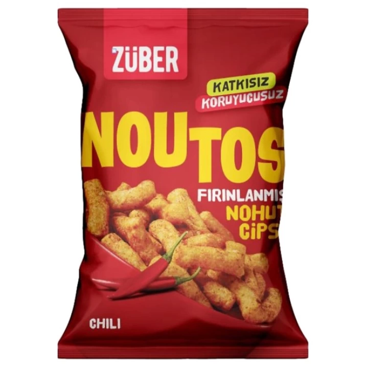 BFS   Züber Noutos Fırın Nohut Cipsi 55 Gr Chili