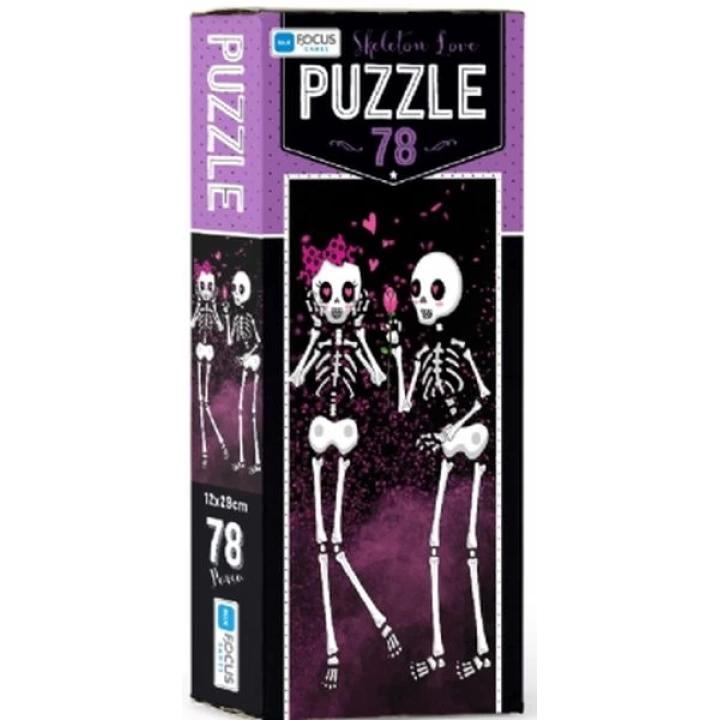Blue Focus Skeleton Love - Puzzle 78 Parça