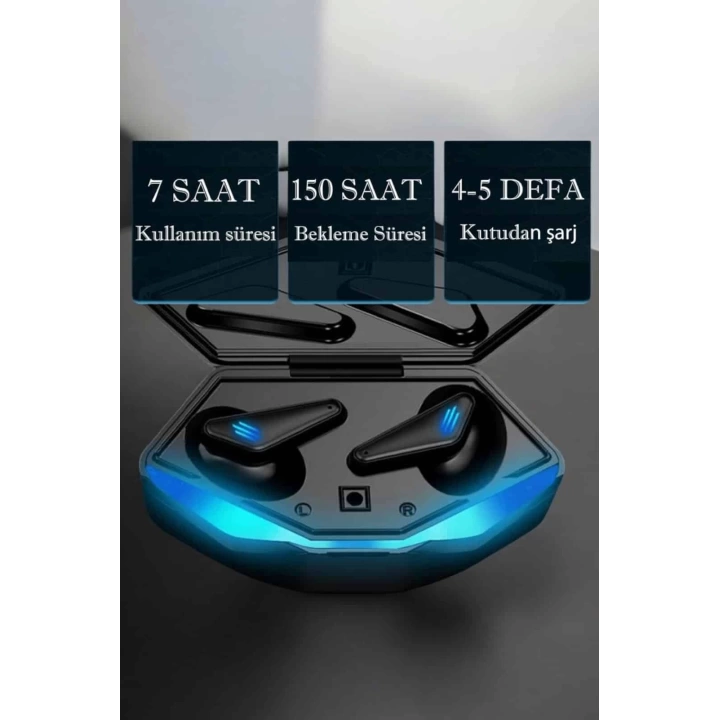 Bluetooth Gamer Oyuncu Kulaklığı ANC Özelliği Yüksek Ses Kaliteli