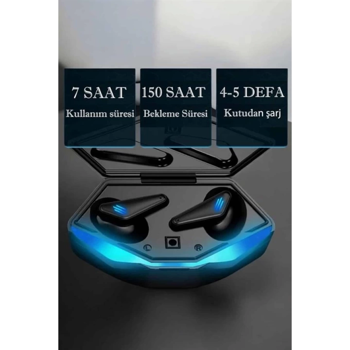 Bluetooth Gamer Oyuncu Kulaklığı ANC Özelliği Yüksek Ses Kaliteli
