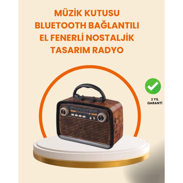Bluetooth Hoparlör – Kablosuz Bağlantı, Geniş Ses Alanı, Radyo Destekli, Hafif ve Taşınabilir
