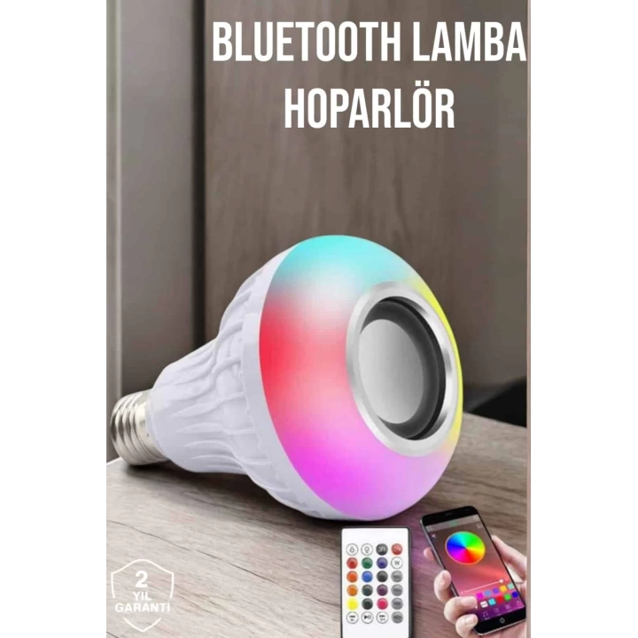 Bluetooth Hoparlör RGB LED Teknolojisi ile Müzik ve Aydınlatma