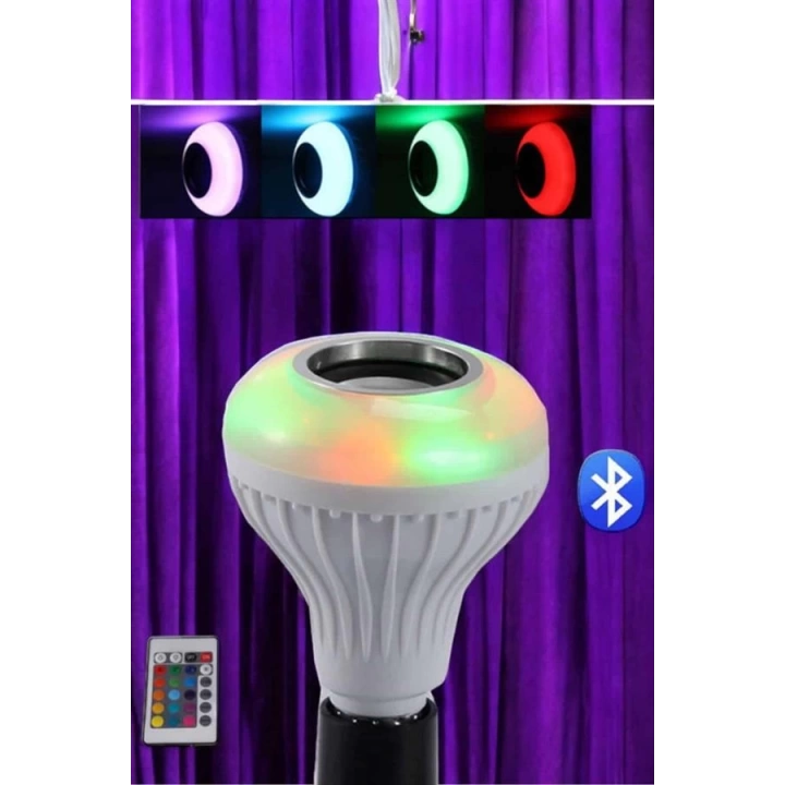 Bluetooth Hoparlör RGB LED Teknolojisi ile Müzik ve Aydınlatma