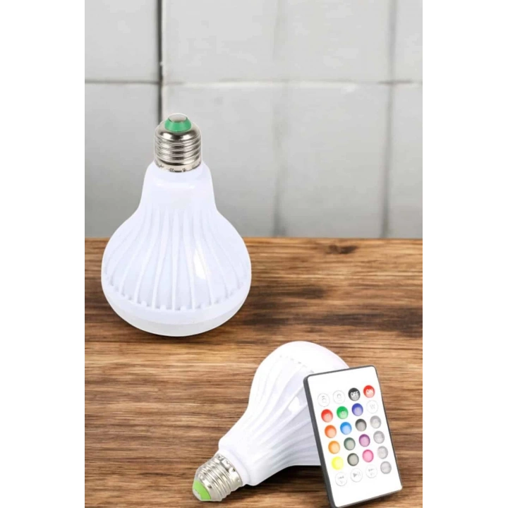 Bluetooth Hoparlör RGB LED Teknolojisi ile Müzik ve Aydınlatma