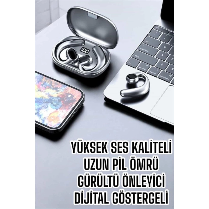Bluetooth Kulaklık Küpe Görünümlü Yüksek Ses Kaliteli Gamer Kulaklık