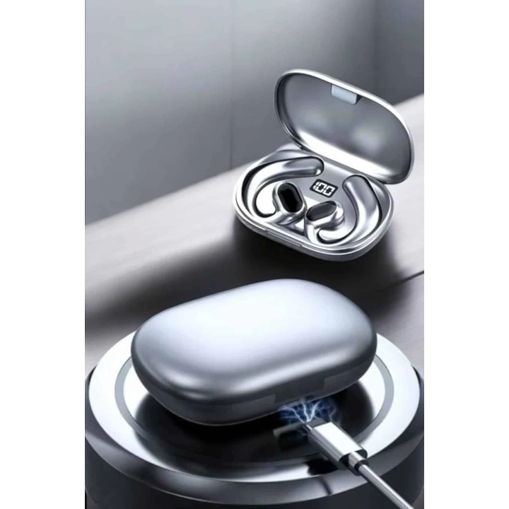 Bluetooth Kulaklık Oyuncu Kulaklığı Küpe Görünümlü Dijital Göstergeli