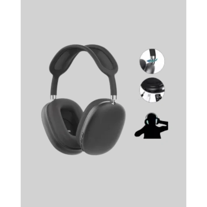 Bluetooth V5.0 Kablosuz Kulak Üstü Kulaklık | Katlanabilir, Mikro USB Girişli