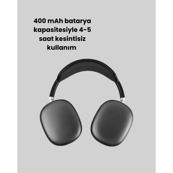 Bluetooth V5.0 Kablosuz Kulak Üstü Kulaklık | Katlanabilir, Mikro USB Girişli
