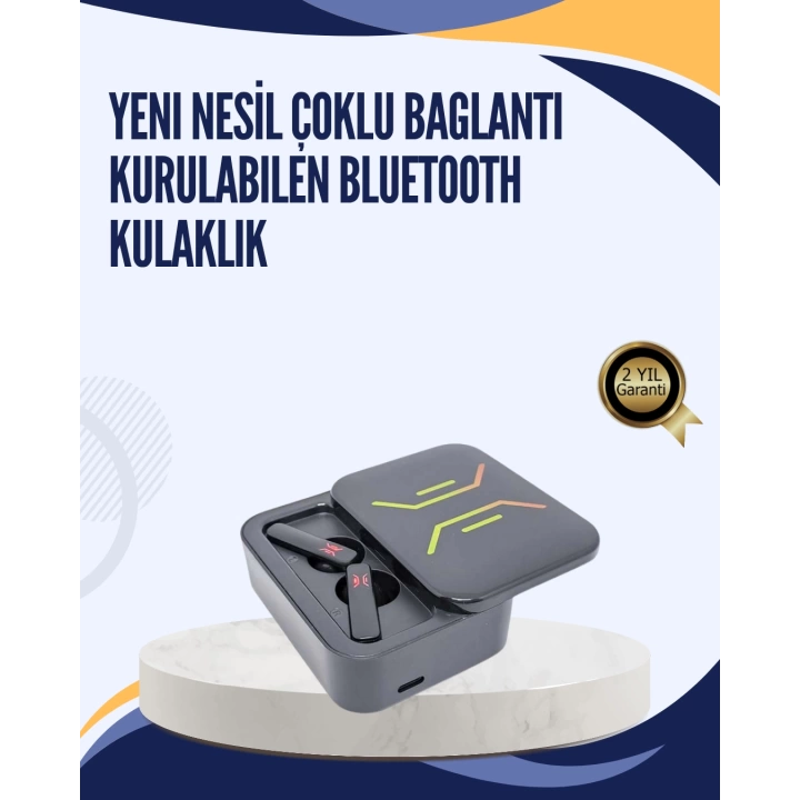 Bluetooth V5.0 TWS Kulaklık – 3 Saat Kesintisiz Kullanım