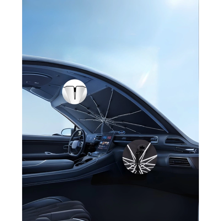 BMW X1, Mercedes GLA, Audi Q3, VW T-Roc, Toyota RAV4 Uyumlu Oto Şemsiye