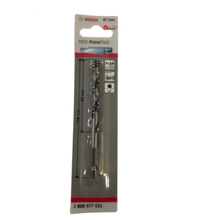 Bosch Pointteq Altıgen Şaftlı Hss Matkap Ucu 7 mm