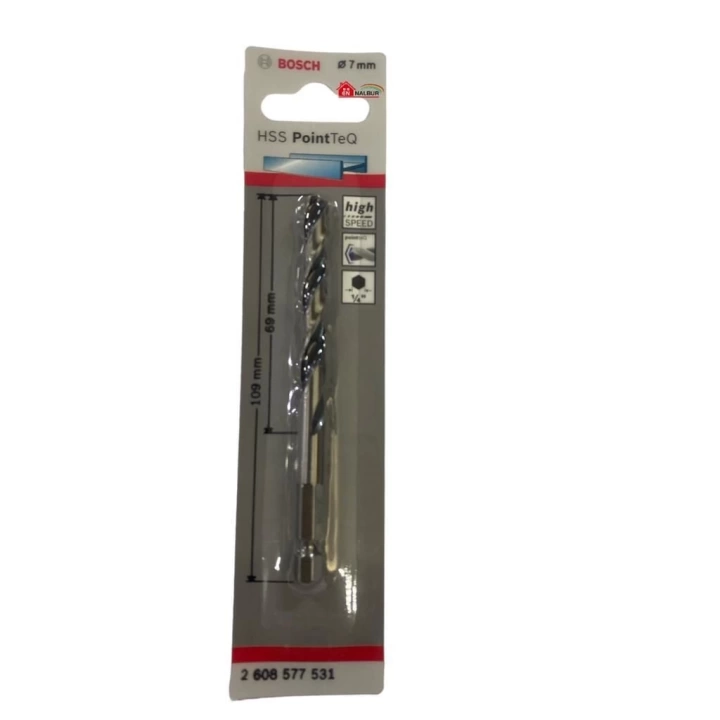 Bosch Pointteq Altıgen Şaftlı Hss Matkap Ucu 7 mm