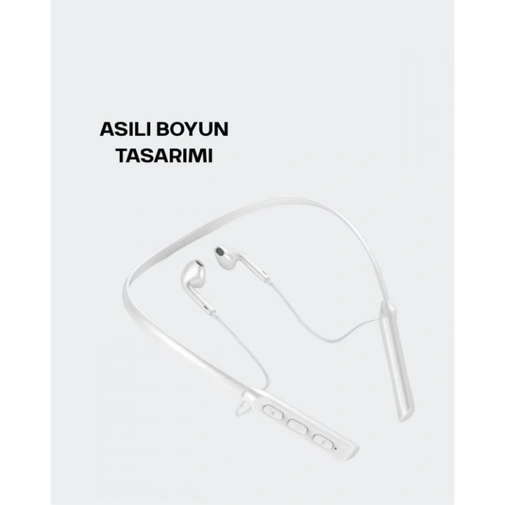 Boyun Askılı Kablosuz Kulaklık – Uzun Süreli Batarya Performansı