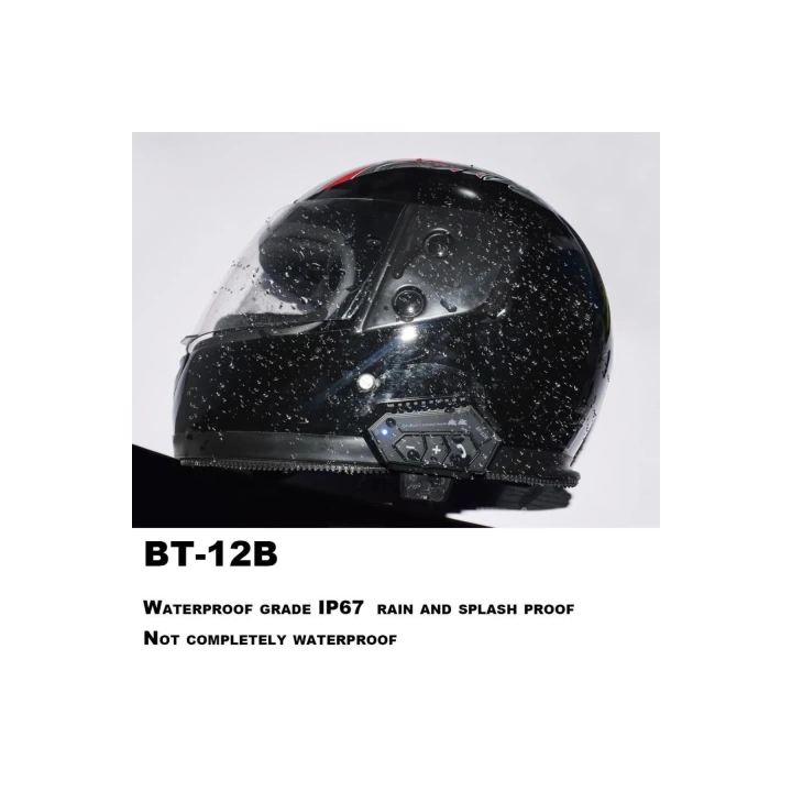 Bt-12b 2 Binici Eşleşme Özellıklı Motosiklet Bluetooth Intercom