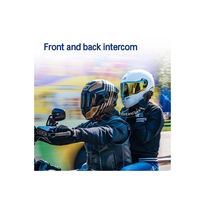 Bt-12b 2 Binici Eşleşme Özellıklı Motosiklet Bluetooth Intercom
