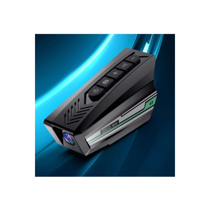 Bt16 Motosiklet Kask Bluetooth Kulaklık 2000 Mah Batarya 1080p Hd Kamera Intercom Kulaklık Su Geçirmez