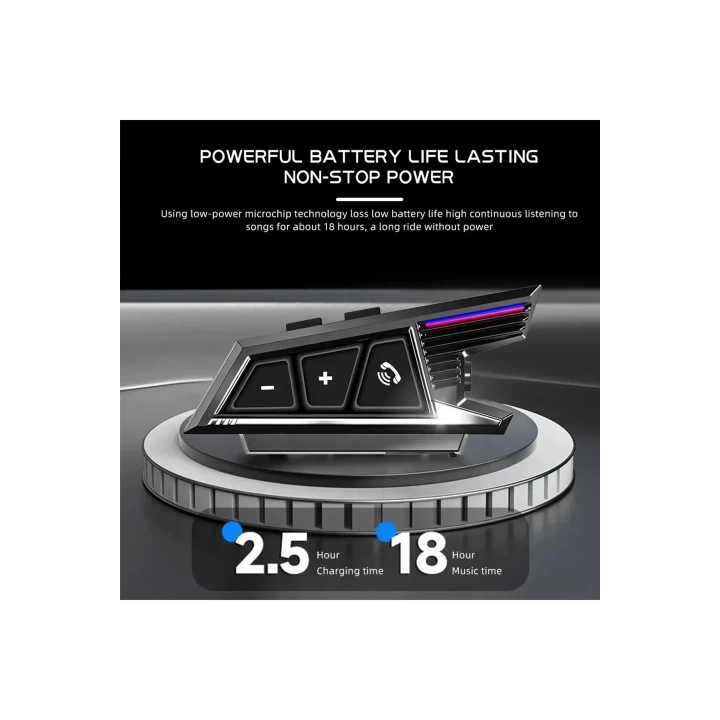 Bt40 Kask Kulaklık Bluetooth Motosiklet Kulaklık Intercom 5.3