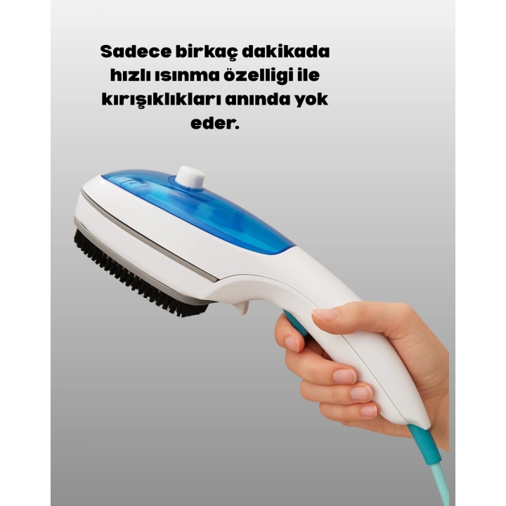 Buharlı Kırışıklık Giderici Pratik Ev ve Seyahat Ütüsü