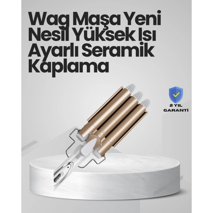 Bukle Saç Maşası – Kolay Kullanım, Sağlıklı Bukleler yüksek ısılı