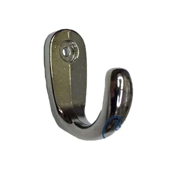 Büyük Tekli Fincan Askı, Dekor Askısı - Nikel, 100 Adet, 12x23x30 Mm