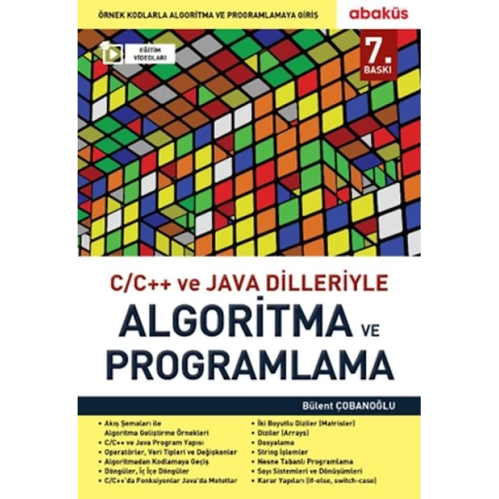C C++ ve Java Dilleriyle Algoritma ve Programlama