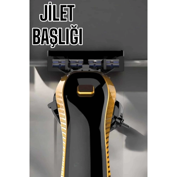 Çift Başlıklı Jilet Tıraş Makinesi Taşınabilir Suya Dayanıklı Sinek Kaydı