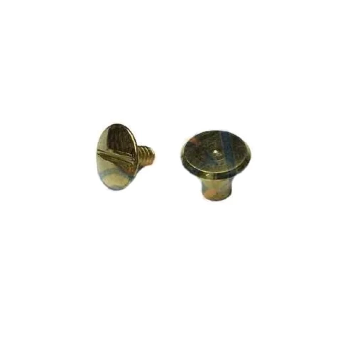 Cilt Menü, Katalog, Kartela Vidası, 6 Mm - Sarı, 100 Adet