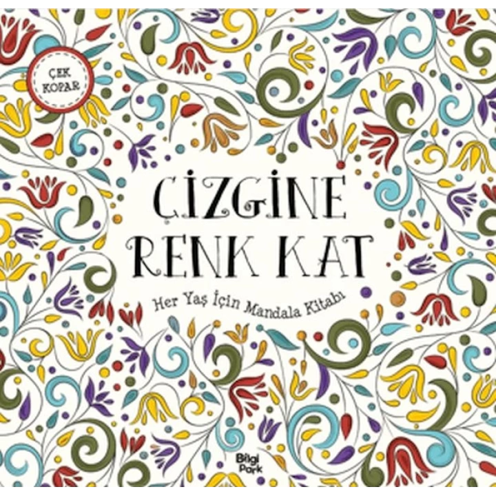 Çizgine Renk Kat - Her Yaş İçin Mandala