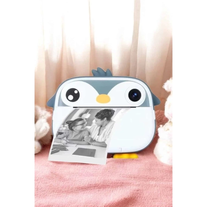 Çocuk Fotoğraf Makinesi Dijital HD Video Rulo Kağıt Baskılı Yazıcı
