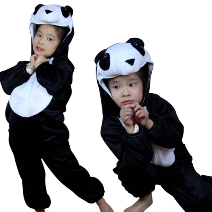 Çocuk Panda Kostümü 6-7 Yaş 120 Cm