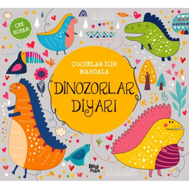Çocuklar İçin Mandala - Dinozorlar Diyarı