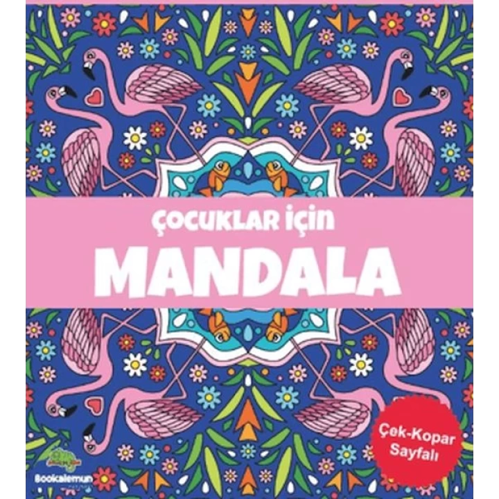 Çocuklar İçin Mandala - Lacivert