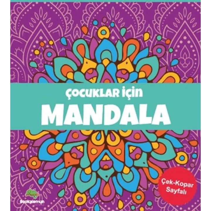 Çocuklar için Mandala - Mor