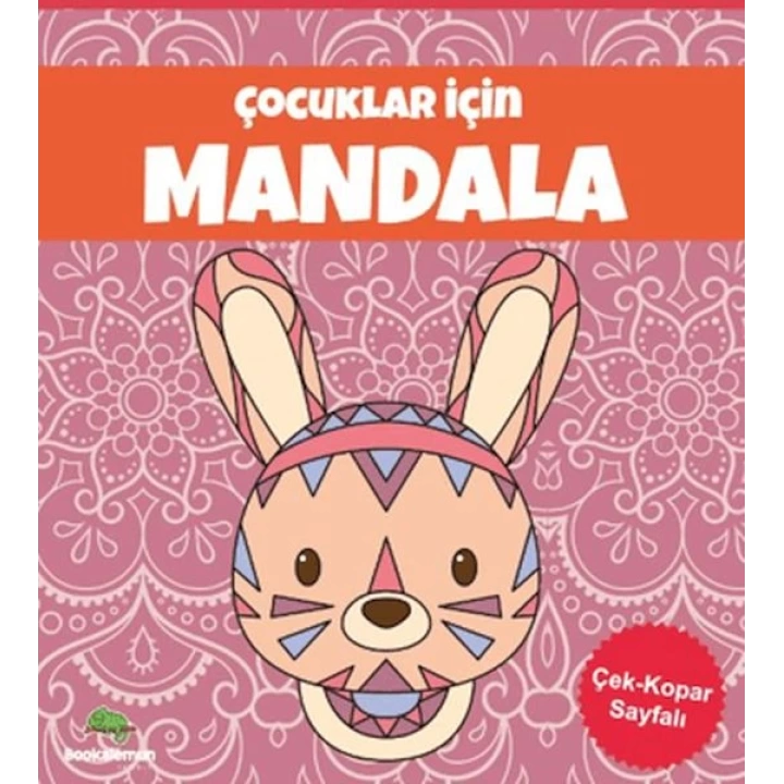 Çocuklar İçin Mandala - Pembe