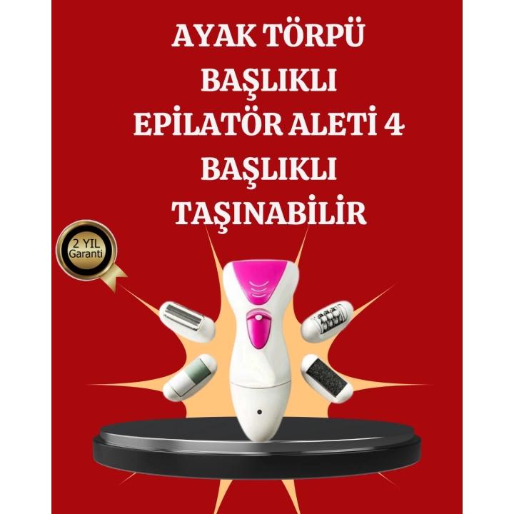 Çok Amaçlı Kadın Bakım Seti Epilasyon ve Törpü