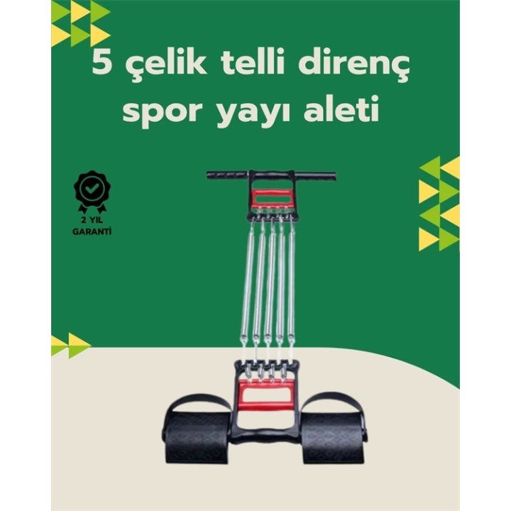 Çok Fonksiyonlu 3ü 1 Arada Spor Aleti – Kol, Göğüs Genişletici ve Mekik Destekçisi