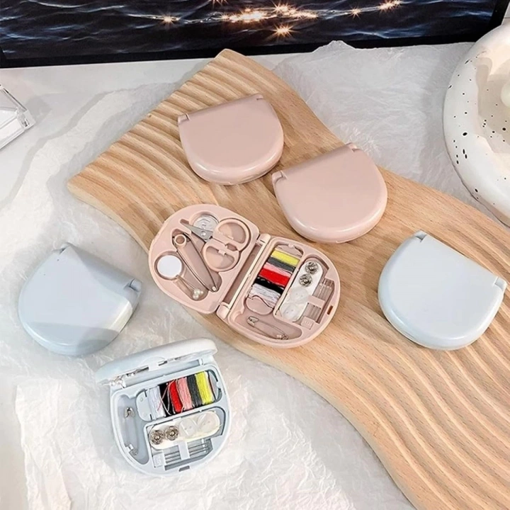 Çok Fonksiyonlu Mini Çanta Boy Seyahat Tipi Dikiş Seti