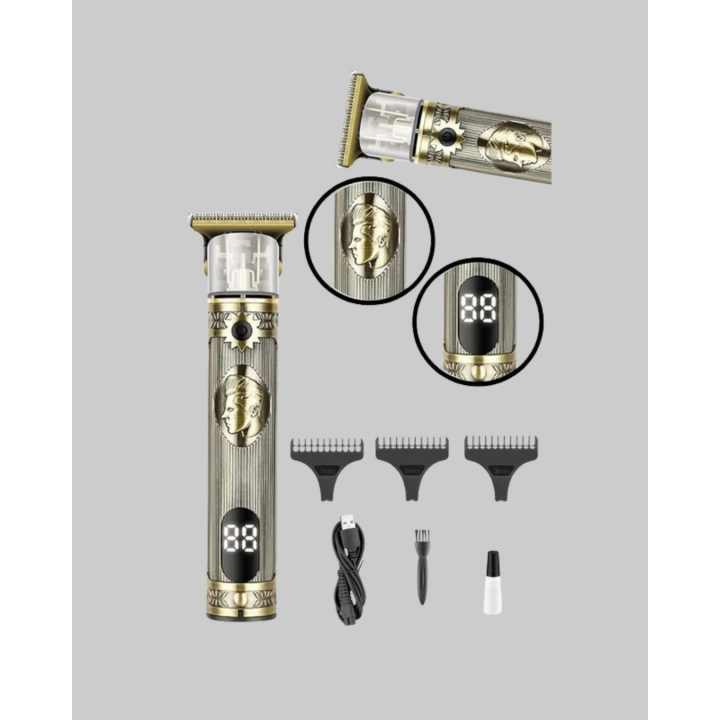 Çok Fonksiyonlu Saç ve Sakal Düzeltici Set – USB Şarjlı