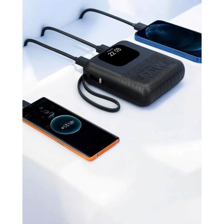 Çoklu Cihaz Destekli 10000 mAh Powerbank Akıllı Ekranlı Taşınabilir Şarj Aleti