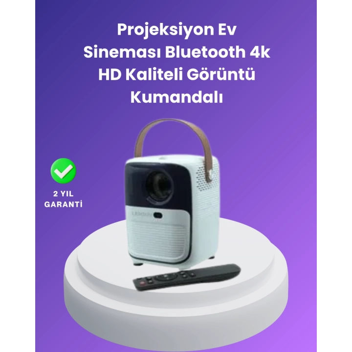 Çoklu Giriş Destekli Projektör – HDMI, USB ve Kulaklık Bağlantı Seçenekleriyle Geniş Uyumluluk