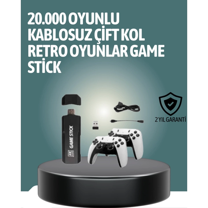 Çoklu Oyun Seçenekli TV Bağlantılı Oyun Konsolu