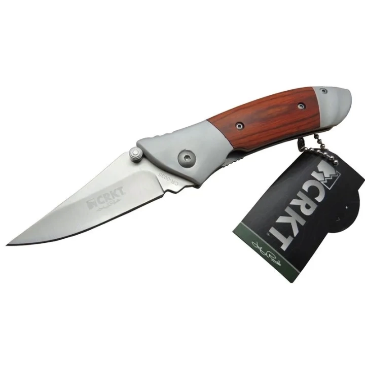 Cr 0035 Rd Kamp Çakı 18 Cm - Metal Ampamp Gül Ağacı Saplı, Kılıflı, Kutulu